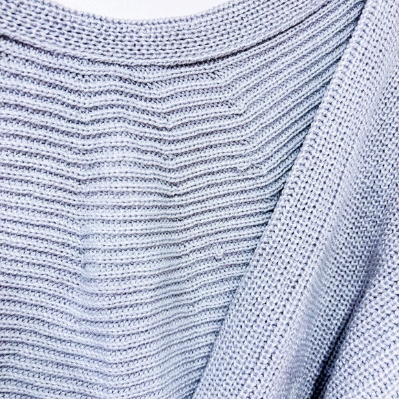 SHEIN Grey open back cross sweater | Cozy casual | Size 8/10 - Picture 3 of 8